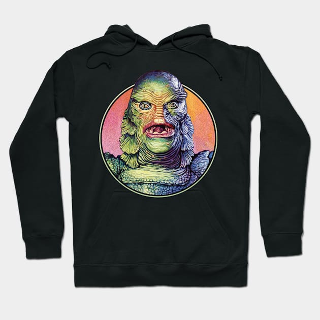 CREATURE FROM THE BLACK LAGOON Hoodie by THE HORROR SHOP